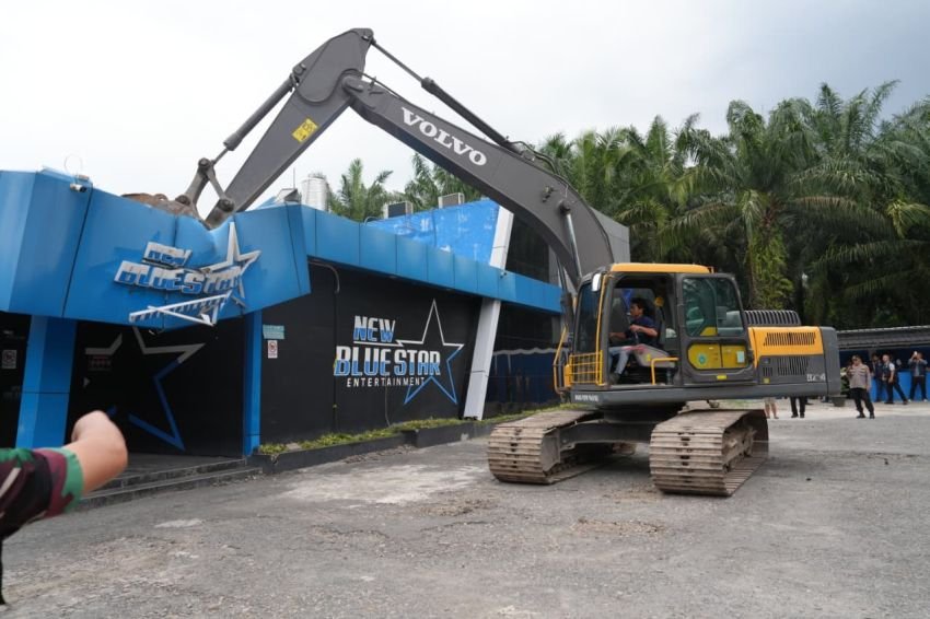 Diskotik New Blue Star Langkat Dibongkar, Dituding Jadi Sarang Narkoba