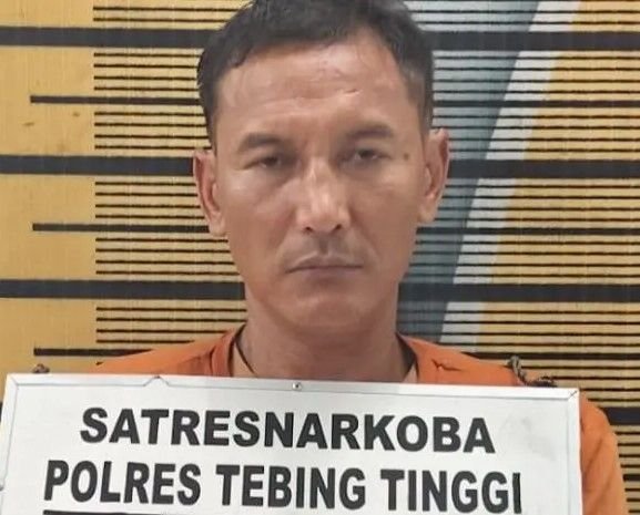 Residivis Narkoba di Tebing Tinggi Kembali Ditangkap, Miliki Sabu 1,11 Gram