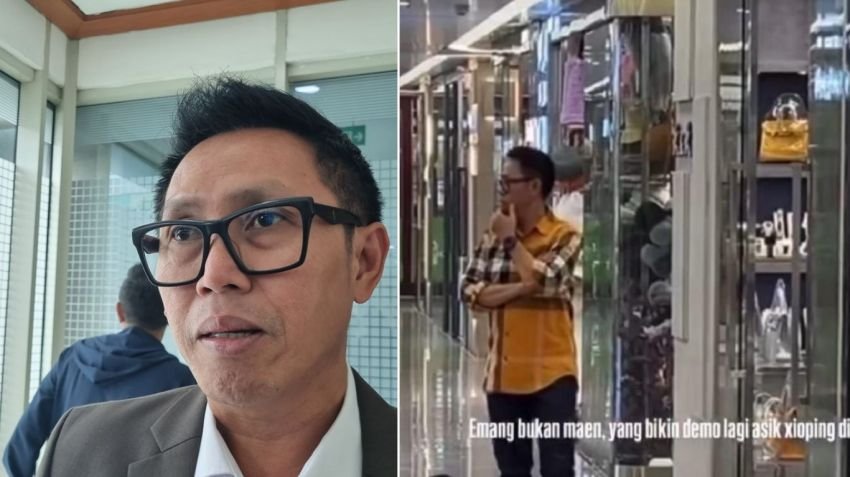 Eko Patrio dan Istri Terekam Belanja di China Saat DPR Dikepung Massa