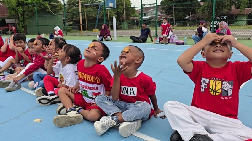 Meriah! Anak TK dan Orang Tua Kompak Ikut Lomba Agustusan di TK Kartika Lilawangsa Lhokseumawe