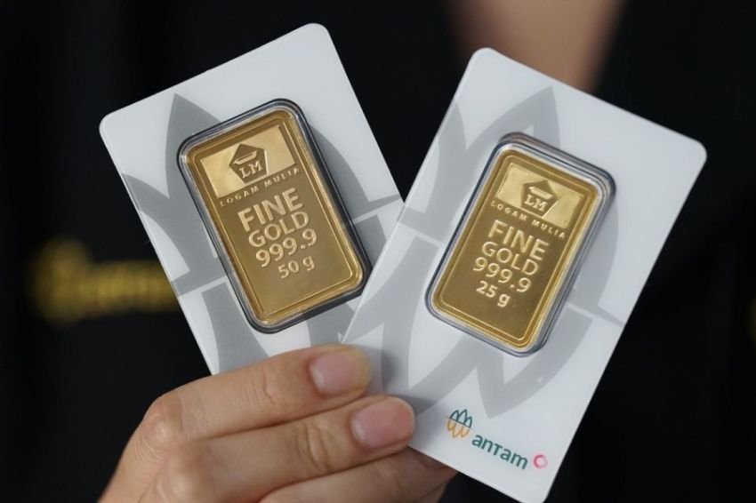 Harga Emas Antam Turun Lagi, Kini Rp 1,943 Juta per Gram