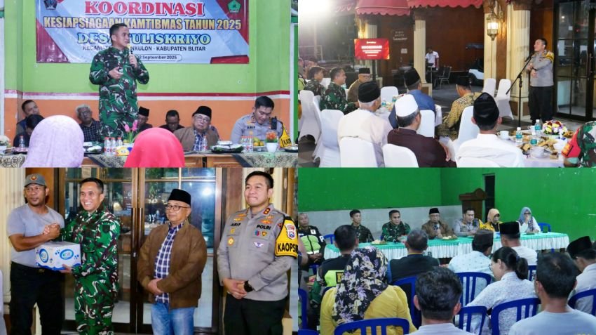 Forkopimda Blitar dan Kodim 0808 Gelar Patroli Gabungan, Tingkatkan Kesiapsiagaan Pam Swakarsa