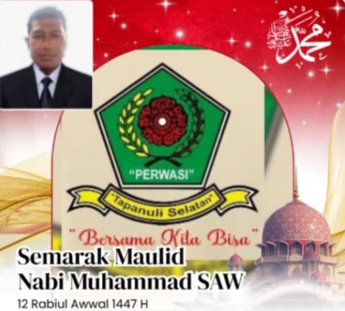 PERWASI Tapsel Ajak Masyarakat Teladani Akhlak Nabi Muhammad SAW dalam Peringatan Maulid 1447 H