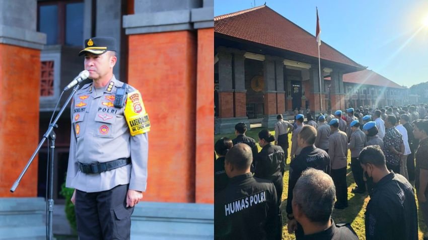 Libur Maulid Nabi, Polda Bali Tetap Gelar Apel Siaga Antisipasi Aksi Unjuk Rasa