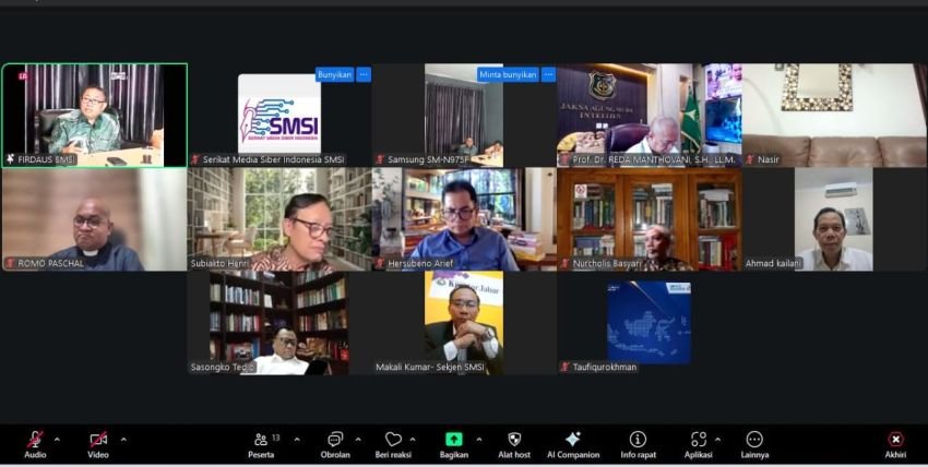 Dinamika Bangsa Menguat, SMSI Gelar Rapat Pengurus Bahas Peran Media Jaga Stabilitas Demokrasi