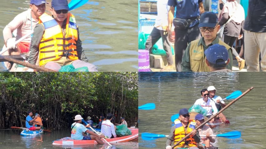 DKLH Bali Kerahkan 300 Personel Bersihkan Sampah Plastik Pasca Banjir Bandang