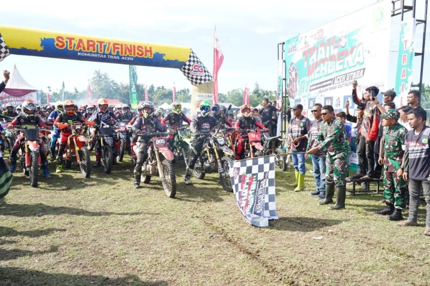 600 Rider Trail Merdeka Taklukan Hutan Belantara Aceh Utara