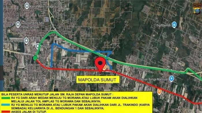 Ratusan Ojol Akan Demo di Polda Sumut, Polisi Siapkan Jalur Alternatif