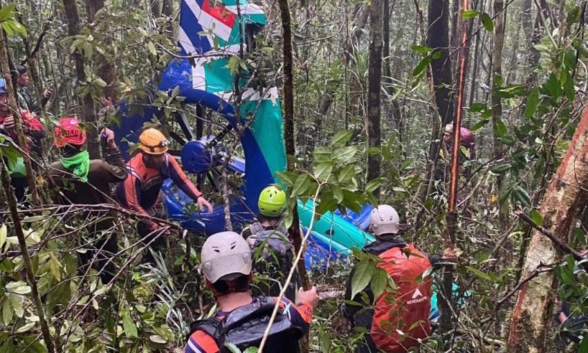 Helikopter PK-RGH Jatuh di Kalsel, Tiga Jasad WNA Berhasil Teridentifikasi