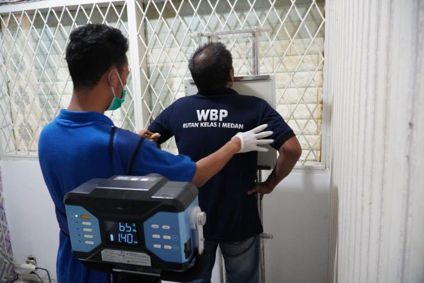 Rutan Kelas I Medan Gelar Skrining Tuberkulosis untuk 200 Warga Binaan, Dukung Eliminasi TB 2030