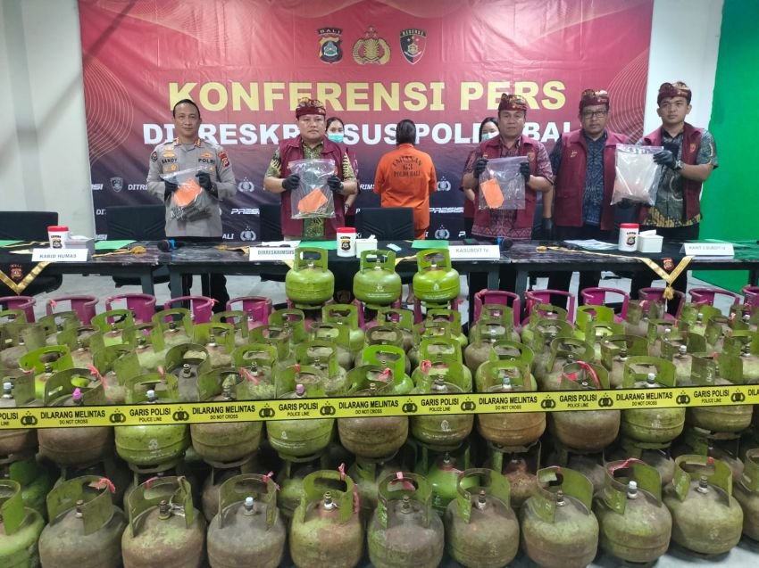 Polda Bali Bongkar Sindikat Oplos Gas Subsidi, Wanita di Karangasem Ditangkap