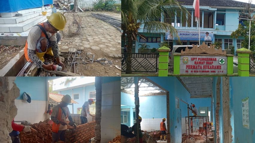 Wujud Nyata Kepedulian, Puskesmas Permata Sukarame Direhabilitasi Pemkot Bandar Lampung