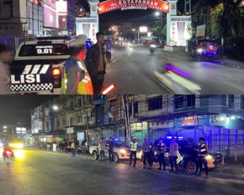 Malam Lebih Aman! Polres Tapteng Gelar Patroli Skala Besar, Cegah Gangguan Kamtibmas