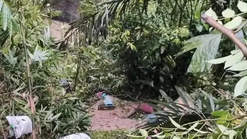 Mobil Pick-Up Bermuatan Kelontong Terjun ke Jurang di Jalur Medan–Sidikalang, Dua Orang Luka-Luka
