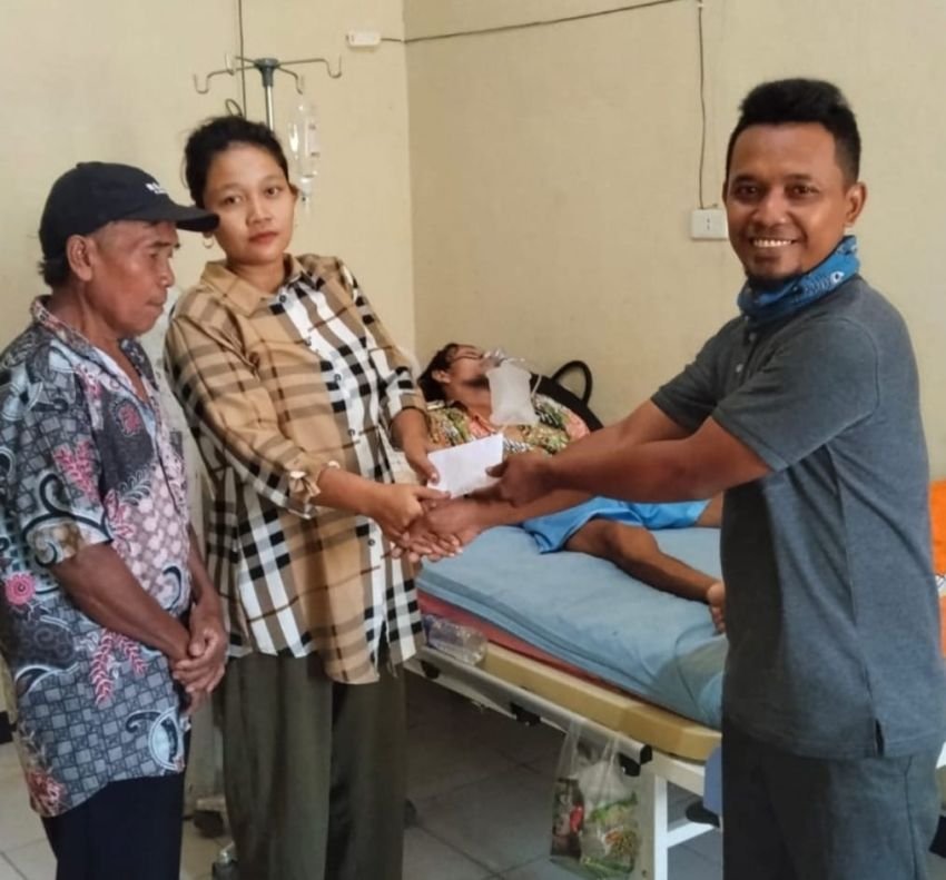 Relawan di Mesuji Galang Donasi untuk Bantu Nursalim, Penderita Kanker Paru-Paru