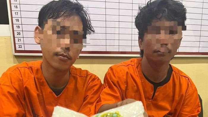 Polres Dumai Gagalkan Penyelundupan 1 Kg Sabu ‘99 Durian’, Dua Kurir Diringkus