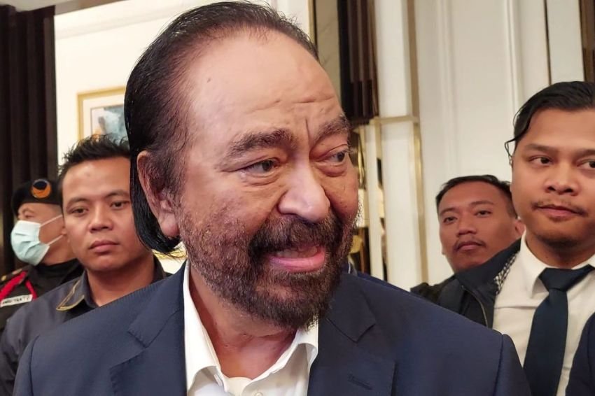 Kunjungan Perdana Surya Paloh ke Kemenhan, Disambut Hangat Sjafrie Sjamsoeddin