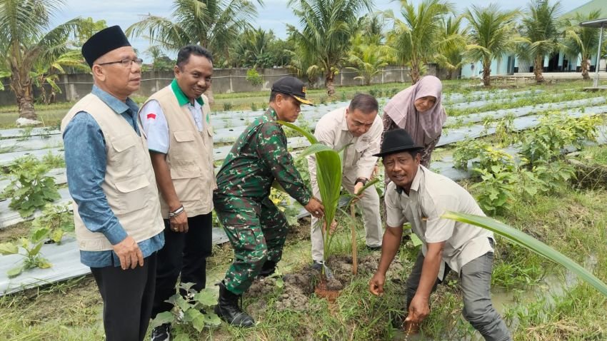 Pencanangan Penanaman Kelapa Oleh PERPEKRI dan PATANI Sumut di Pondok Pesantren Yayasan Arsyad Lubis