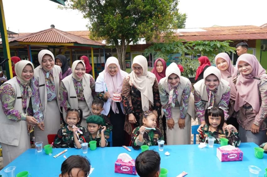 TK Kartika IV-3 Lhokseumawe Gandeng RS Arun Sosialisasikan Hidup Bersih dan Sehat pada Anak Usia Dini
