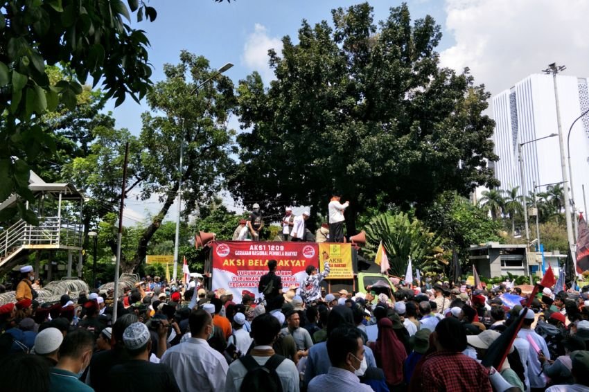 Aksi Bela Palestina Digelar Hari Ini di Monas, Polisi Kerahkan 852 Personel Pengamanan