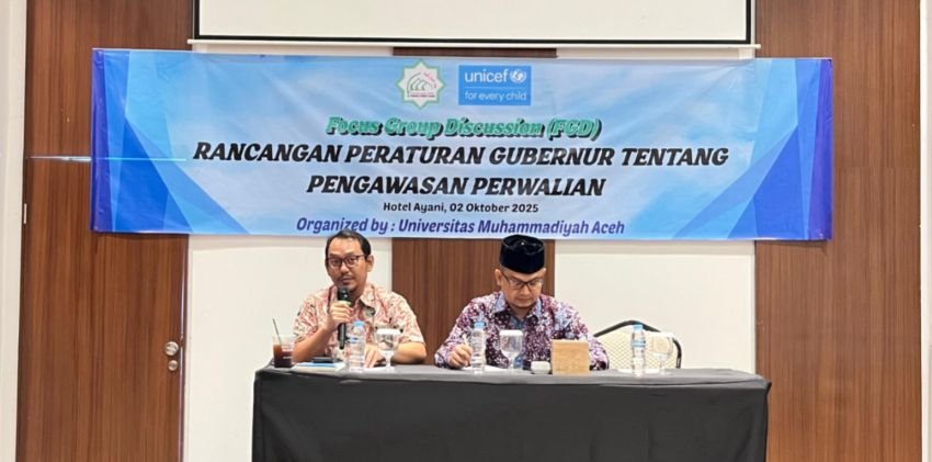 BMA dan Unicef Gelar FGD Bahas Ranpergub Pengawasan Perwalian di Aceh