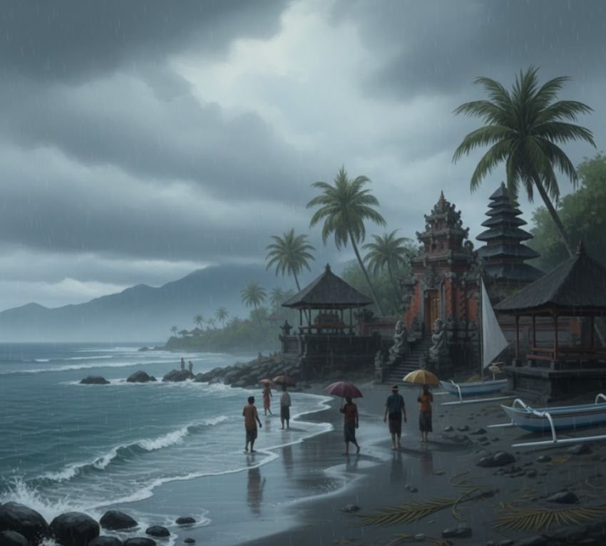 Prakiraan Cuaca Bali Hari Ini: Hujan Ringan Mengiringi Aktivitas Warga Bali, Dari Denpasar Hingga Jembrana